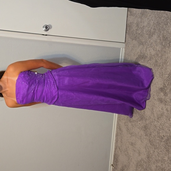 Long Puple Prom Dress, Size 6 - Picture 1 of 8